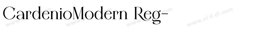 CardenioModern Reg字体转换 CardenioModern Reg字体转换